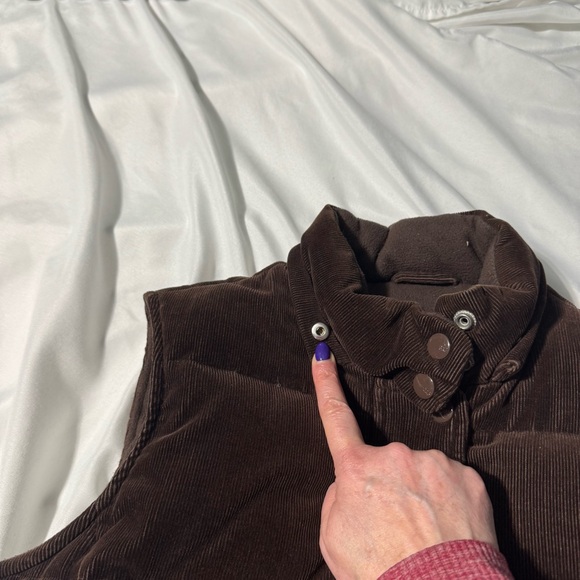 Gap Corduroy Puffer Vest Men’s Brown Small Vintage Y2K Retro Unisex - Picture 12 of 12